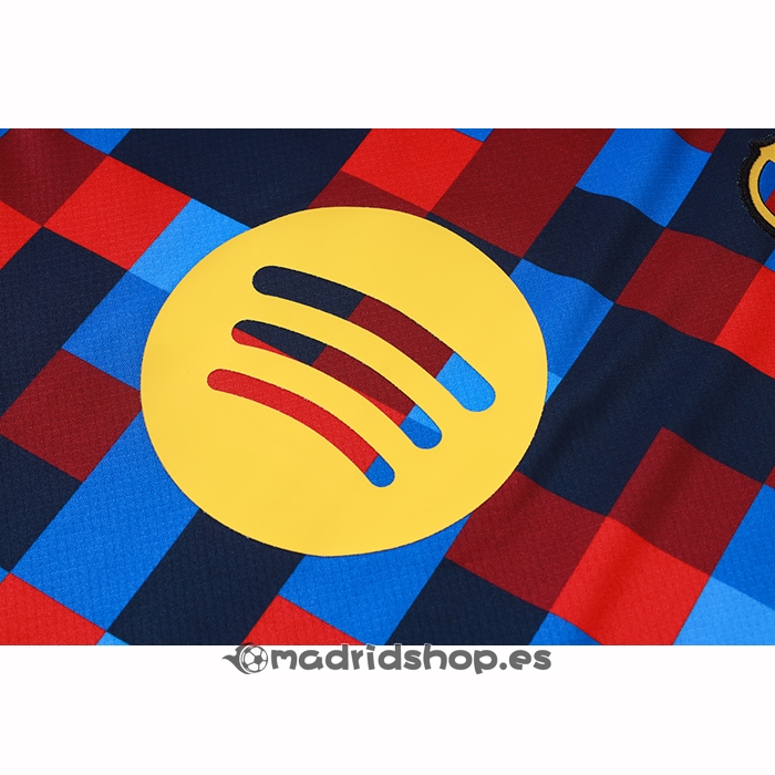 Chandal del Barcelona Manga Corta 26-27 Azul Rojo - Pantalon Corto